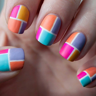 ลายเพ้นท์เล็บหน้าร้อน 