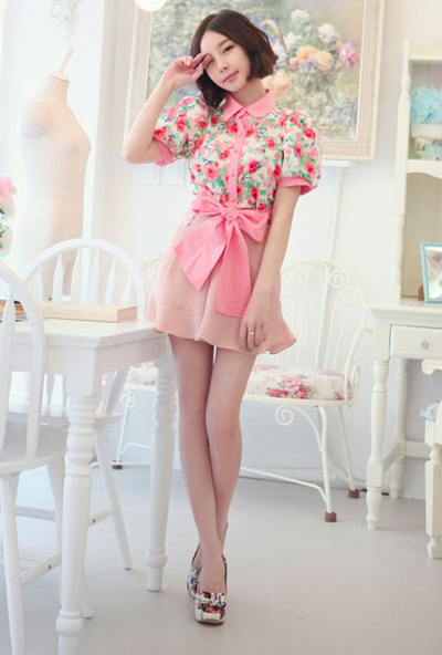 ชุดทำงานแบบขาสั้น 