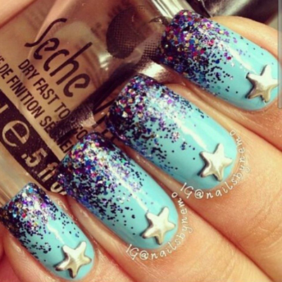 ลายเพ้นท์เล็บหน้าร้อน 