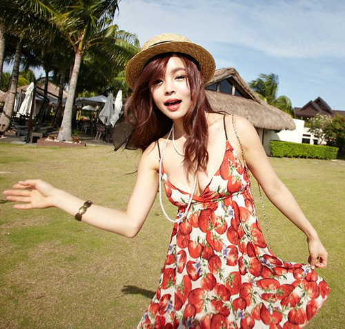 ชุดเดรสไปทะเล