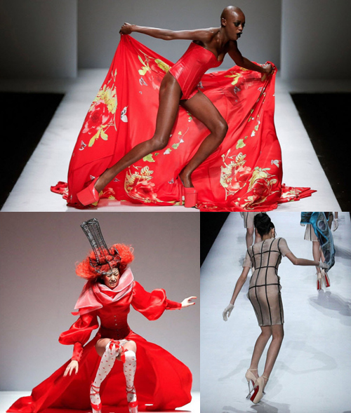 นางแบบล้ม