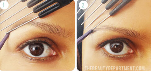 วิธีเขียนคิ้ว