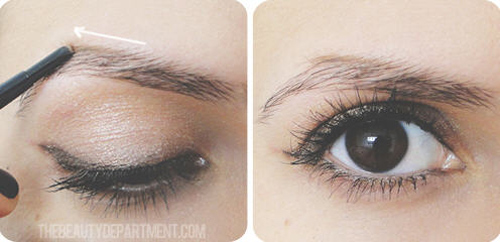 วิธีเขียนคิ้ว