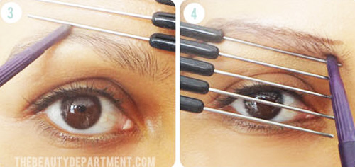 วิธีเขียนคิ้ว