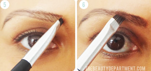 วิธีเขียนคิ้ว