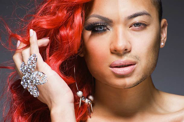 แต่งหน้าครึ่งชายครึ่งหญิง