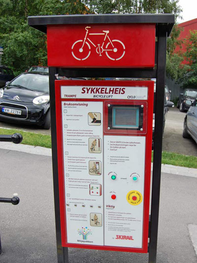 บันไดเลื่อนจักรยาน