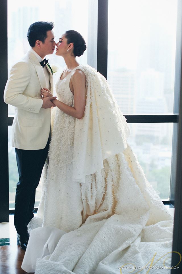 เก็บตกภาพบรรยากาศงานแต่ง ชมพู่ น็อต สวยงามราวกับความฝัน