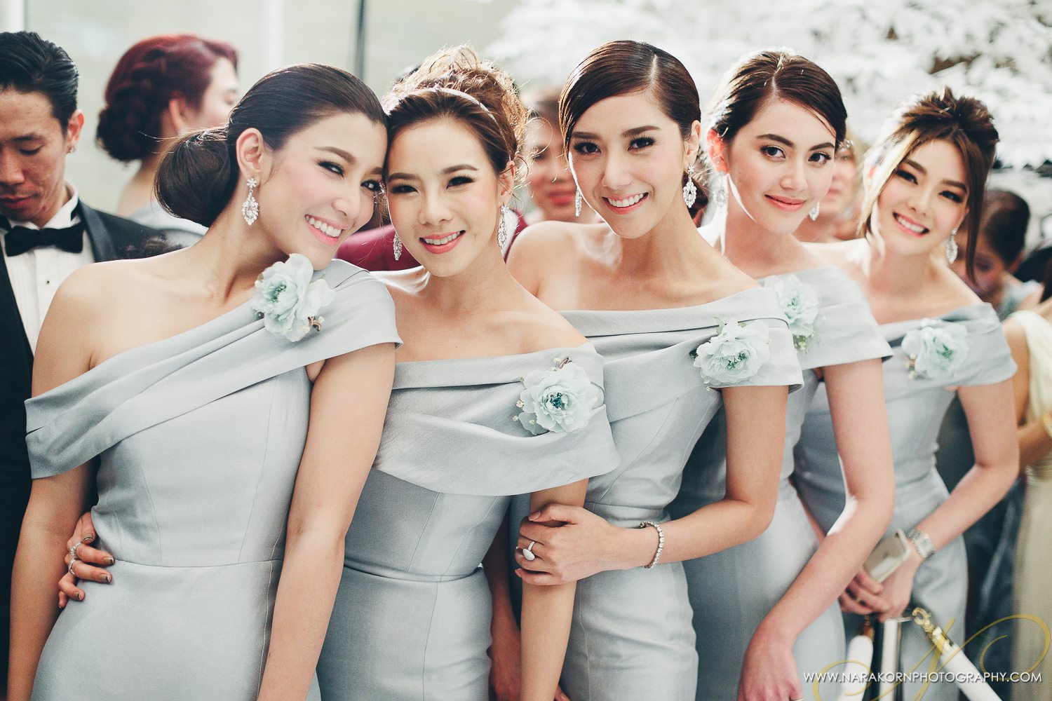 เก็บตกภาพบรรยากาศงานแต่ง ชมพู่ น็อต สวยงามราวกับความฝัน