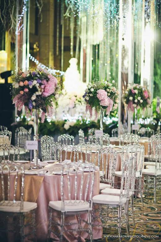 เก็บตกภาพบรรยากาศงานแต่ง ชมพู่ น็อต สวยงามราวกับความฝัน
