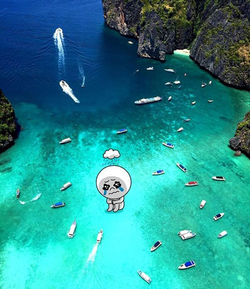 อ่าวมาหยา เตรียมออกกฎคุมจำนวนนักท่องเที่ยว หลังทะลักพันคนต่อวัน