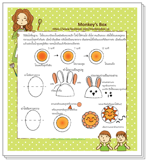 ไอเดียทำอาหารสุดน่ารัก ทำง่าย ๆ หลากหลายแบบ