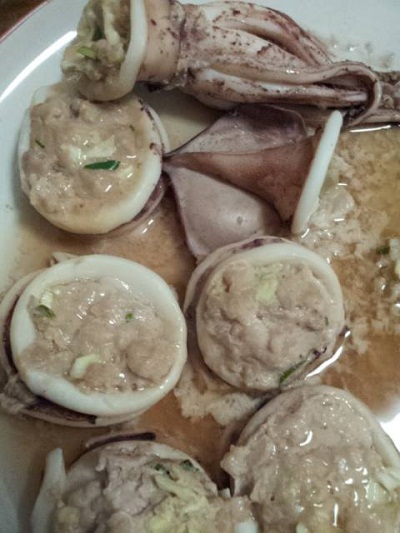 ต้มแซบปลาหมึกยัดไส้ ซดร้อน ๆ รสเด็ดเผ็ดถึงใจ 