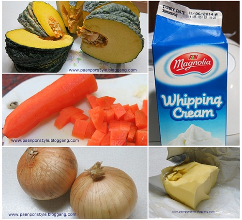 ซุปฟักทอง อาหารฝรั่งเสิร์ฟร้อนๆ รสกลมกล่อม