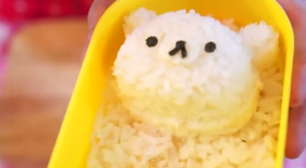 ข้าวหมีริลัคคุมะไข่ยัดไส้ ข้าวหมีริลัคคุมะไข่ยัดไส้