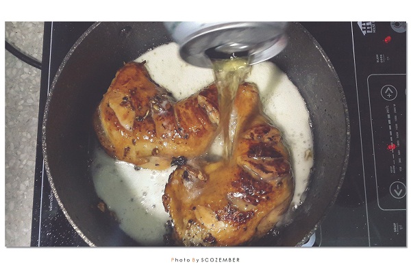 ไก่พริกไทยดำตุ๋นเบียร์