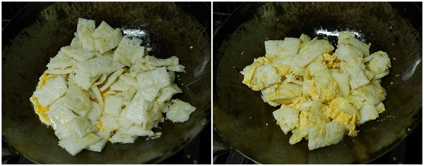 ขนมผักกาด สูตรทำง่ายได้ด้วยกระทะเทฟลอน