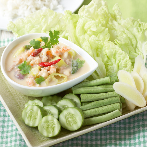 หลนเต้าเจี้ยวกุ้งสับทูน่า  