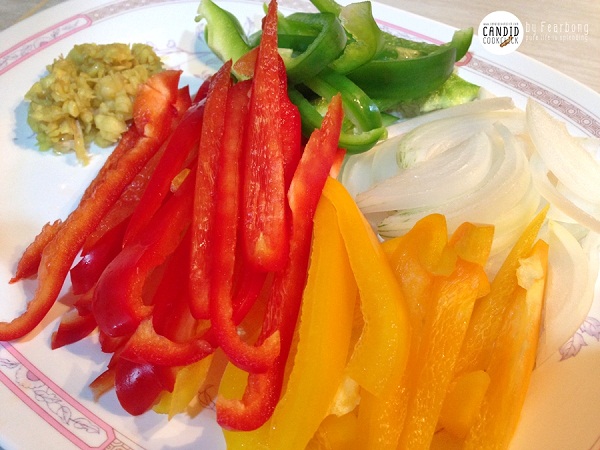 ตับผัดพริกหวาน