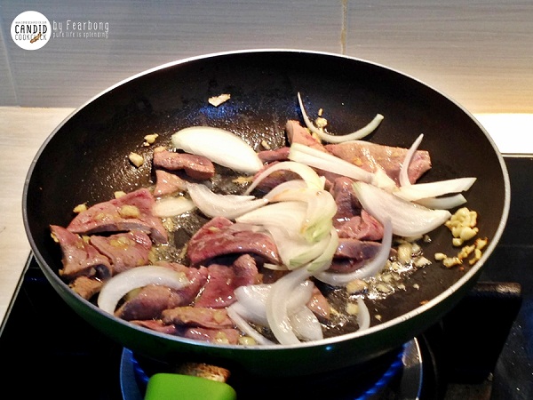 ตับผัดพริกหวาน