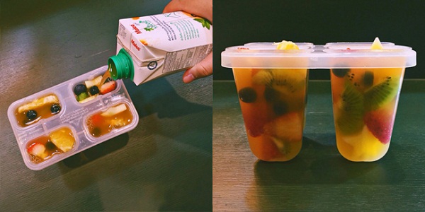 ไอศกรีมแท่งผลไม้สด ไอศกรีมแท่งผลไม้สด