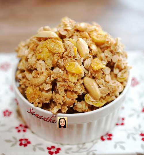 ข้าวโอ๊ตอบเมเปิลไซรัป มาทำธัญพืชอบกินเองกันเถอะ