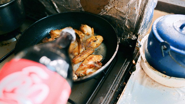 ปีกไก่ทอดโค้ก 