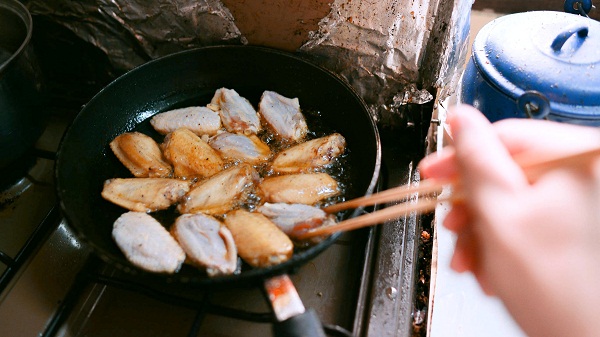 ปีกไก่ทอดโค้ก 