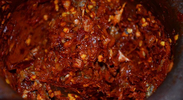 ตำขนุนกับหมูสามชั้นคั่วเค็ม อาหารพื้นบ้านล้านนารสเด็ด