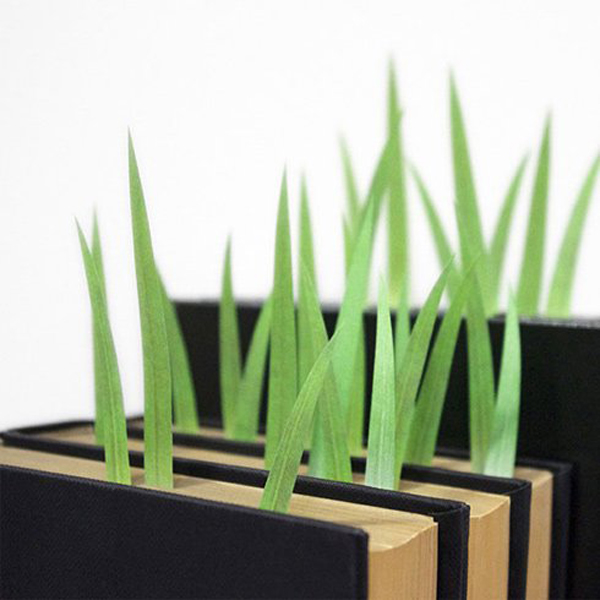 ที่คั่นหนังสือใบหญ้า สบายตายามเปิดอ่าน