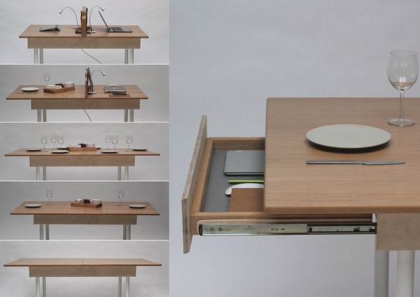 โต๊ะอเนกประสงค์ ทำงานได้ กินข้าวได้ ฟังก์ชั่นเพียบ