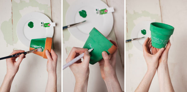 D.I.Y. กระถางต้นไม้หลากสี สวยปิ๊งใน 3 ขั้นตอน