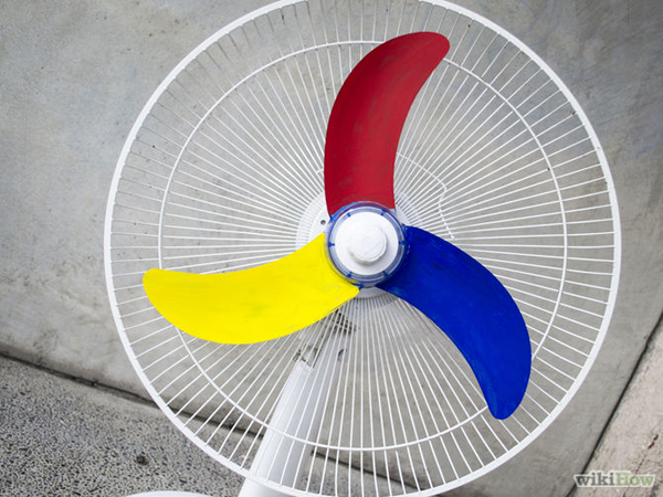  DIY พัดลมสายรุ้ง