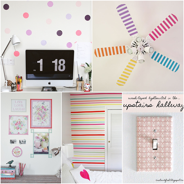 10 ไอเดียแต่งบ้านด้วยวาชิเทป น่ารักสุด ๆ