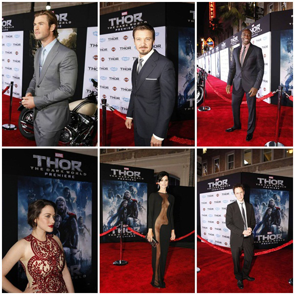 Thor : The Dark World รอบปฐมทัศน์ นักแสดงตบเท้าเดินพรมแดงเพียบ