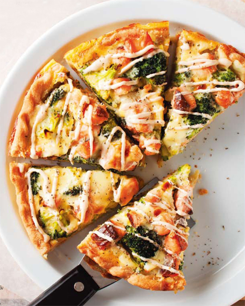 Quiche Salmon พายสไตล์โฮมเมด กลมกล่อม เปี่ยมคุณค่าจากทะเล