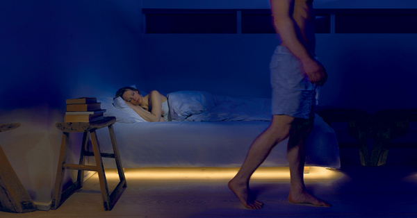 หลอดไฟเส้นริบบิ้น มีเซ็นเซอร์ เปิด-ปิด อัตโนมัติ