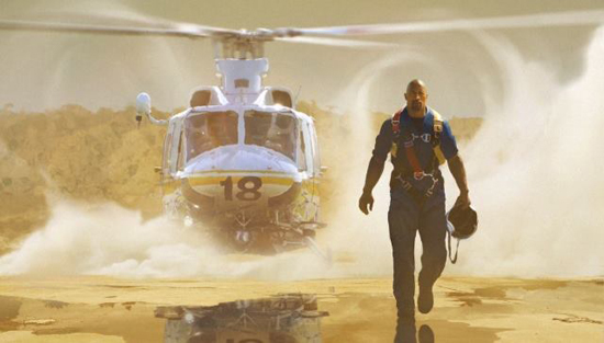 เดอะ ร็อค เผยภาพแรกจากหนังหายนะ San Andreas