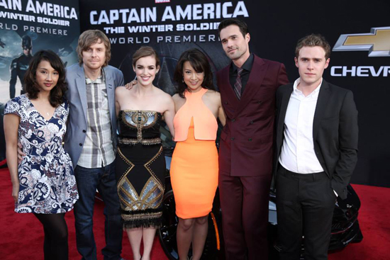เพียบ ! ทัพนักแสดงร่วมงานเปิดตัวหนัง Captain America : The Winter Soldier 