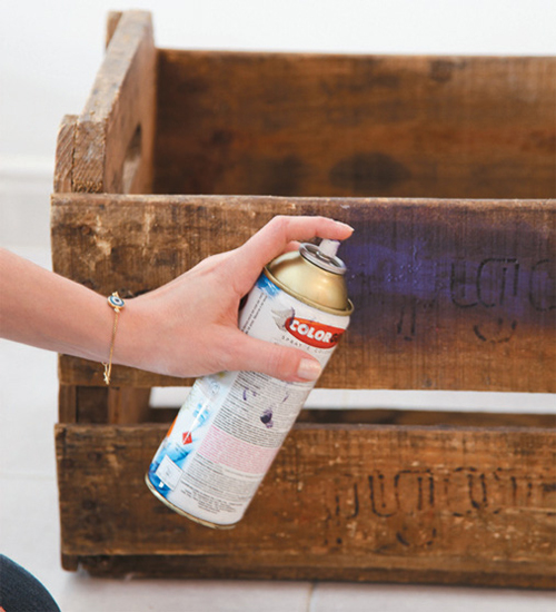 D.I.Y. ที่วางรองเท้าสุดเก๋แนววินเทจ จากลังไม้เก่า