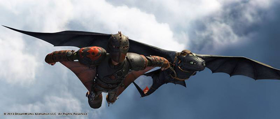 ผจญภัยไปกับ ฮิคคัพ และเขี้ยวกุด ใน ตัวอย่าง How to Train Your Dragon 2