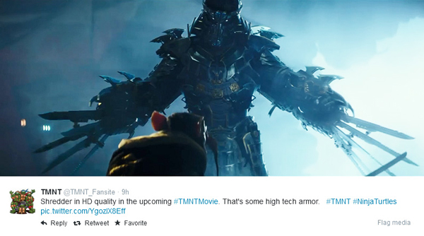 ยลโฉม เชร็ดเดอร์ จาก Teenage Mutant Ninja Turtles