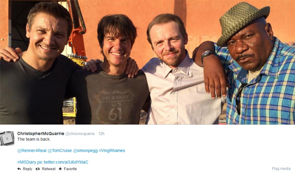 เผยภาพ 4 นักแสดงนำจาก Mission Impossible 5 