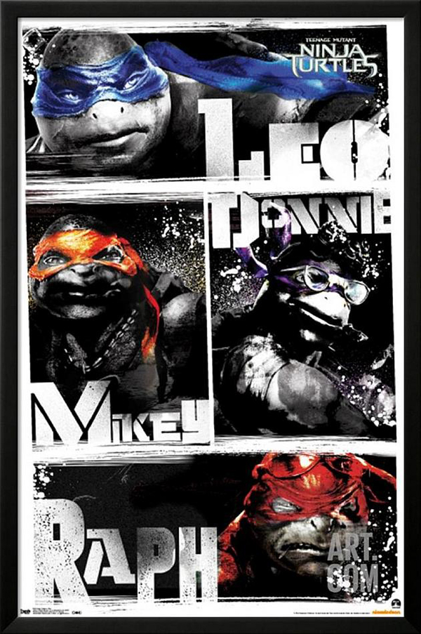 จัดเต็ม ! โปสเตอร์คาแรคเตอร์ Teenage Mutant Ninja Turtles 