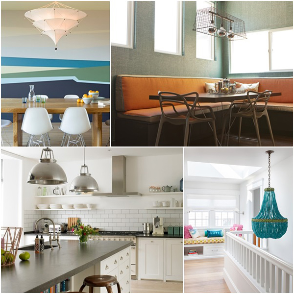 10 ไอเดียเลือกโคมไฟเพดานเก๋ ๆ