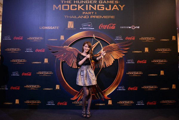 คิมเบอร์ลีย์ นำทีมเปิดตัวปราฏการณ์ภาพยนตร์แห่งปีรอบแรกเมืองไทย  The Hunger Games : Mockingjay Part 1 Thailand Premiere
