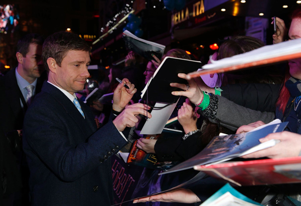 อลังการงานเวิลด์พรีเมียร์ The Hobbit แฟนคลับแห่ร่วมงานคับคั่ง