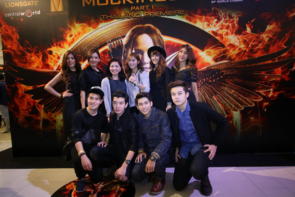 คิมเบอร์ลีย์ นำทีมเปิดตัวปราฏการณ์ภาพยนตร์แห่งปีรอบแรกเมืองไทย  The Hunger Games : Mockingjay Part 1 Thailand Premiere