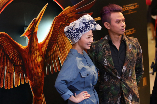 คิมเบอร์ลีย์ นำทีมเปิดตัวปราฏการณ์ภาพยนตร์แห่งปีรอบแรกเมืองไทย  The Hunger Games : Mockingjay Part 1 Thailand Premiere