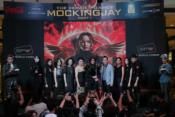 คิมเบอร์ลีย์ นำทีมเปิดตัวปราฏการณ์ภาพยนตร์แห่งปีรอบแรกเมืองไทย  The Hunger Games : Mockingjay Part 1 Thailand Premiere